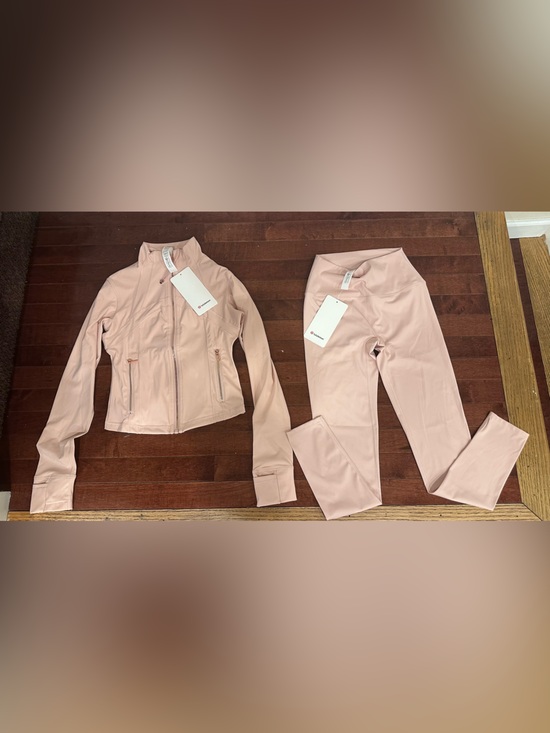 lululemon athletica Pants - lululemon athletica Women’s Peach Track Jacket & High-Rise Joggers Set